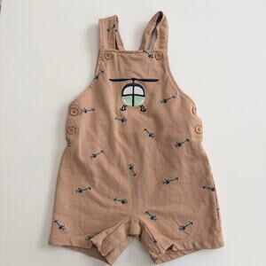 Pekkle helicopter shortall tan blue